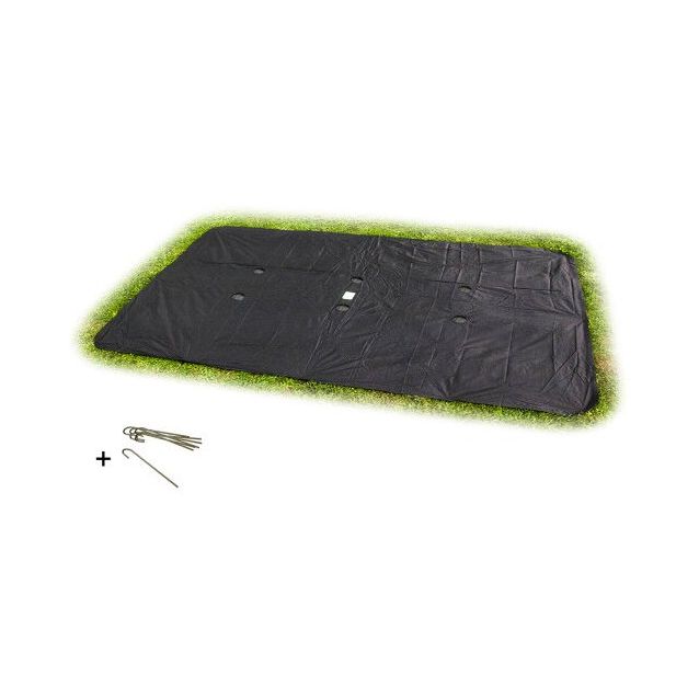 Suorakulmaisen maatrampoliinin suojapeite EXIT, eri kokoja