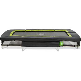 Maatrampoliini EXIT Silhouette, 152 x 213 cm, sis. suojareunus