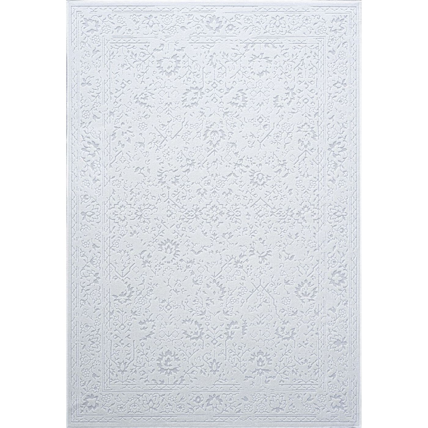 Viskoosimatto ihankotona Elisabeth 135x195cm valkoinen