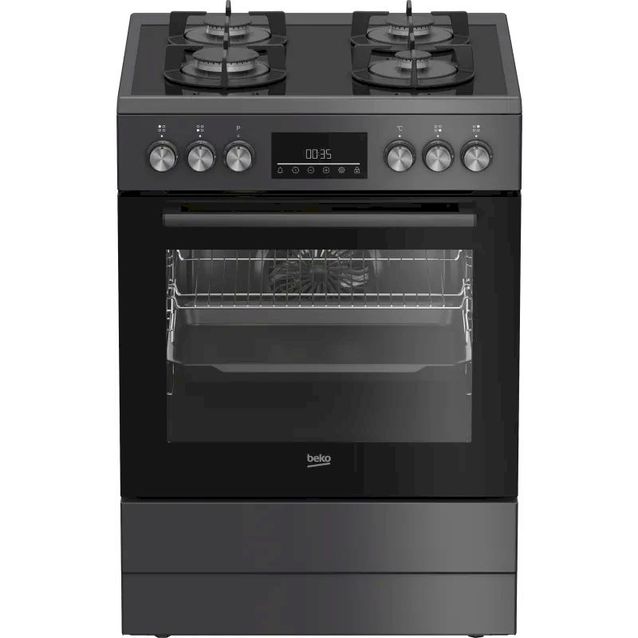Kaasuliesi sähköuunilla Beko FBM62330GADSN, 60cm, musta