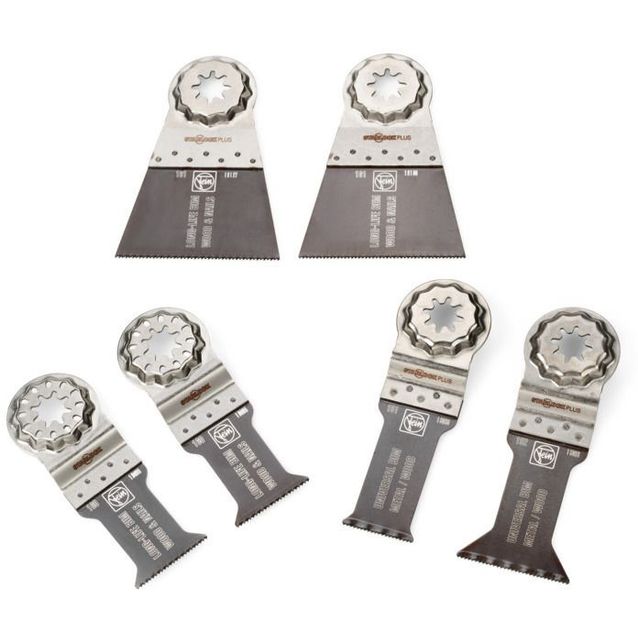 Tarvikesarja Fein Best of SLP Wood & Metal 6 osaa