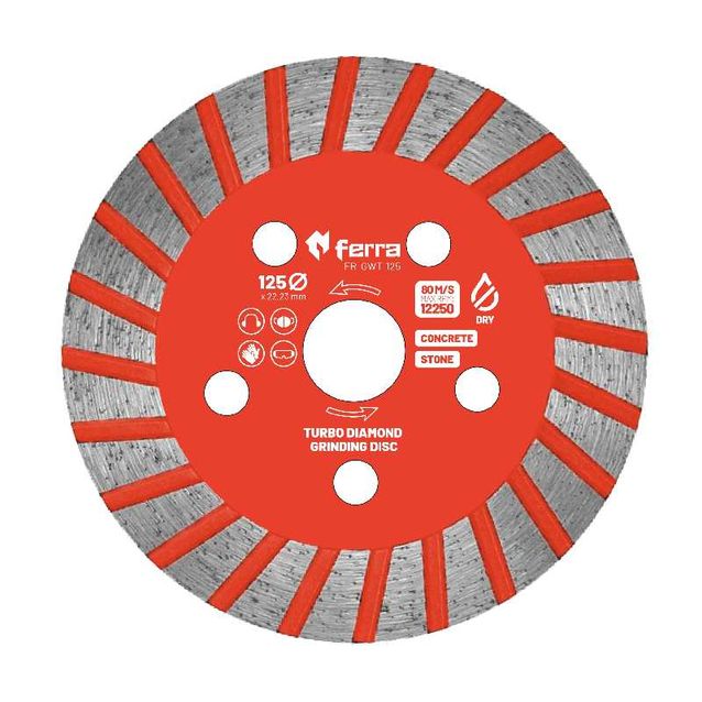 Timanttilaikka Ferra Turbo, 125mm