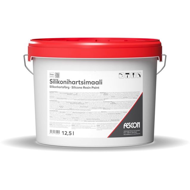 Silikonihartsimaali Fescon, valkoinen 12,5 l