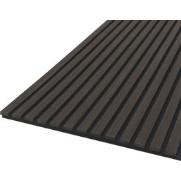 Akustiikkalevy Fibrotech Quanti, 18x520x2440mm, savutammi puuviilu