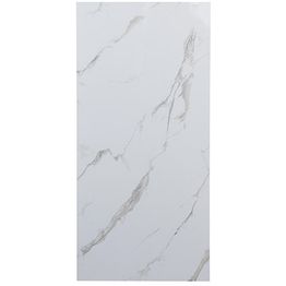 Kostean tilan seinälevy Fibrotech SPC, 4x1000x2600mm, valkoinen marmori
