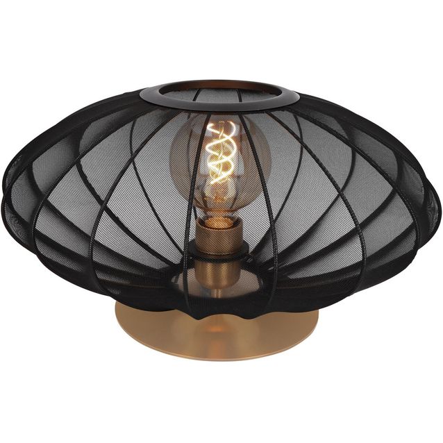 Pöytävalaisin Lucide Corina Ø40cm, E27, musta