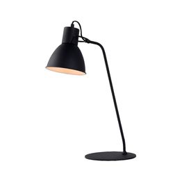 Työpöytävalaisin Lucide Shadi Ø20x50cm 40W himmennettävä musta