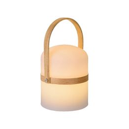 LED-pöytävalaisin Lucide Joe Ø14,5x26,5cm 3W himmennettävä valkoinen