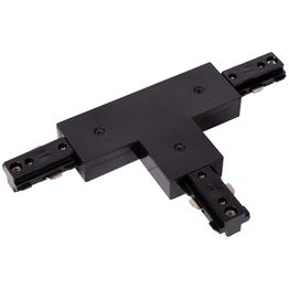 Liitin Lucide Track T-connector, musta, 1-vaihe kiskoon