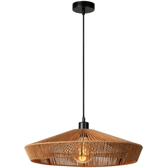 Riippuvalaisin Lucide Yunkai Ø50cm, 1xE27, luonnollinen