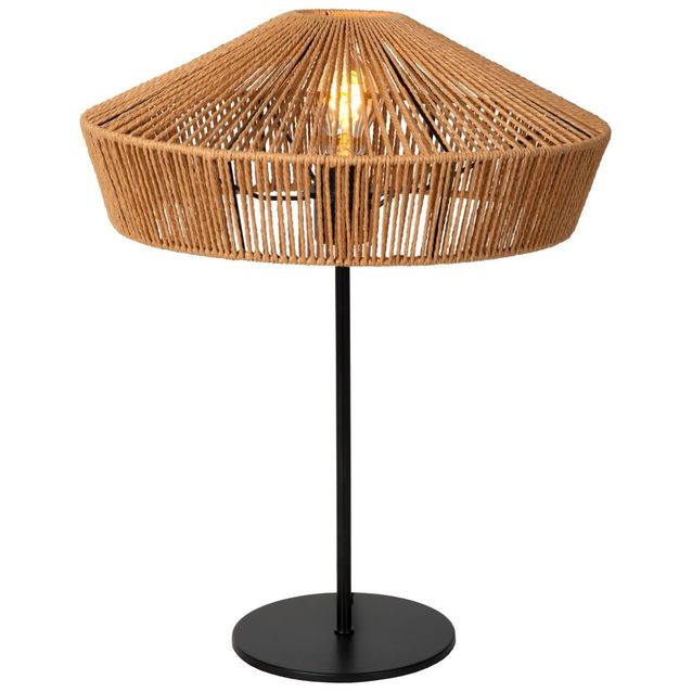 Pöytävalaisin Lucide Yunkai ylös-alas valo, 50cm, 1xE27, luonnollinen