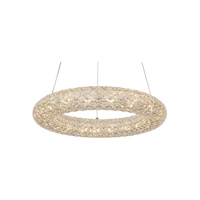 LED-riippuvalaisin FocusLight Planet Ø50cm 30W mattanikkeli