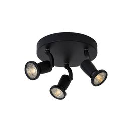 Kattospotti Lucide Jaster Ø200mm 3x5W musta