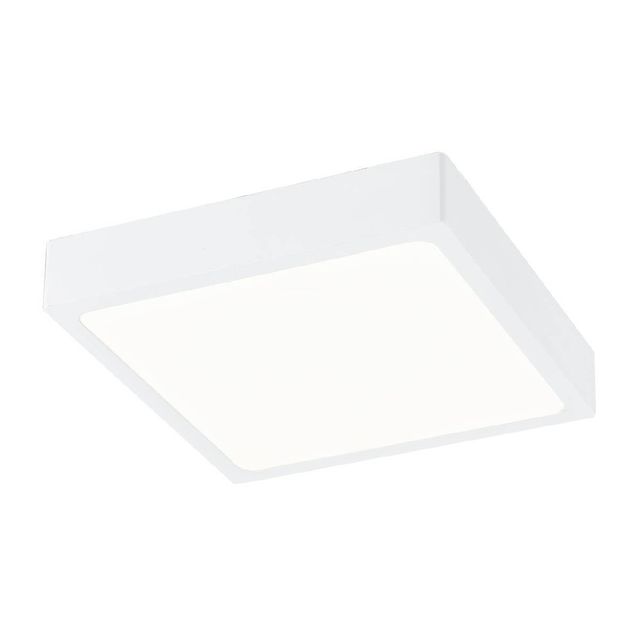 LED-plafondi Globo Alena 17x17cm 22W himmennettävä valkoinen