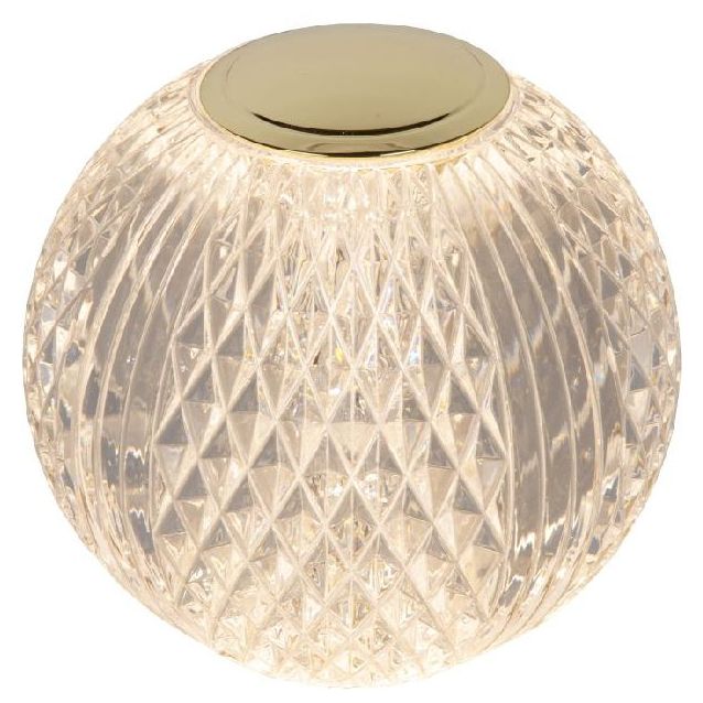 Pöytävalaisin Lucide Cintra Ø9cm, 3 Step himmennys, 1x1.5W/3000K, kirkas