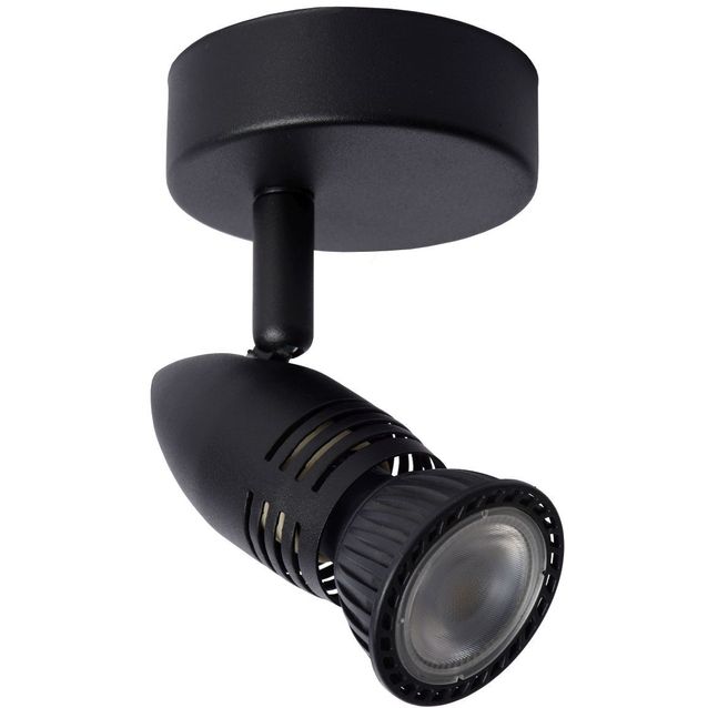 Kattospottivalaisin Lucide Caro Ø9cm, musta