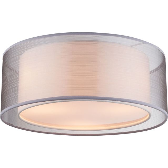 Kattovalaisin Globo Theo, Ø40cm, harmaa/valkoinen