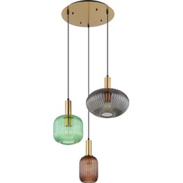 Riippuvalaisin Globo Normi Ø55cm, 3-osainen,monivärinen