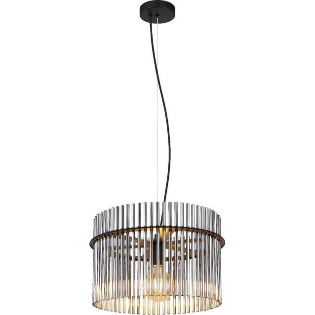 Riippuvalaisin Globo Gorley 40cm, 1xE27, musta/savu