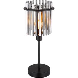 Pöytävalaisin Globo Gorley, 1xE14, musta/savu