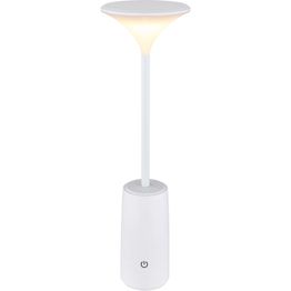 Pöytävalaisin Globo Quirin Ø10cm, 33.6cm, USB-ladattava