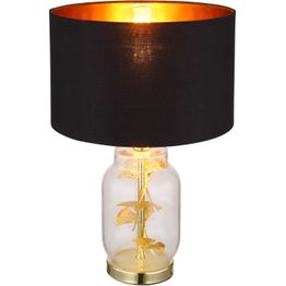 Pöytävalaisin Globo Ginko Ø25cm, kirkas/kromi