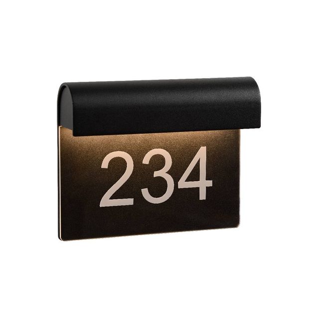 LED-ulkoseinävalaisin Lucide Thesi 6W musta