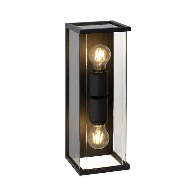 Ulkoseinävalaisin Lucide Claire 400x140mm 2x15W antrasiitti