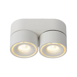 LED-kattospotti Lucide Yumiko 78x161mm 2x8W himmennettävä valkoinen