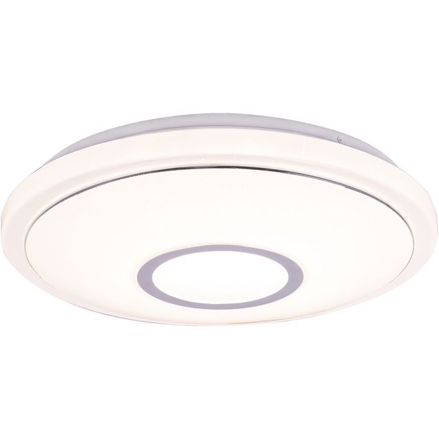 LED-kattovalaisin Globo Connor, CCT, Ø40cm, valkoinen