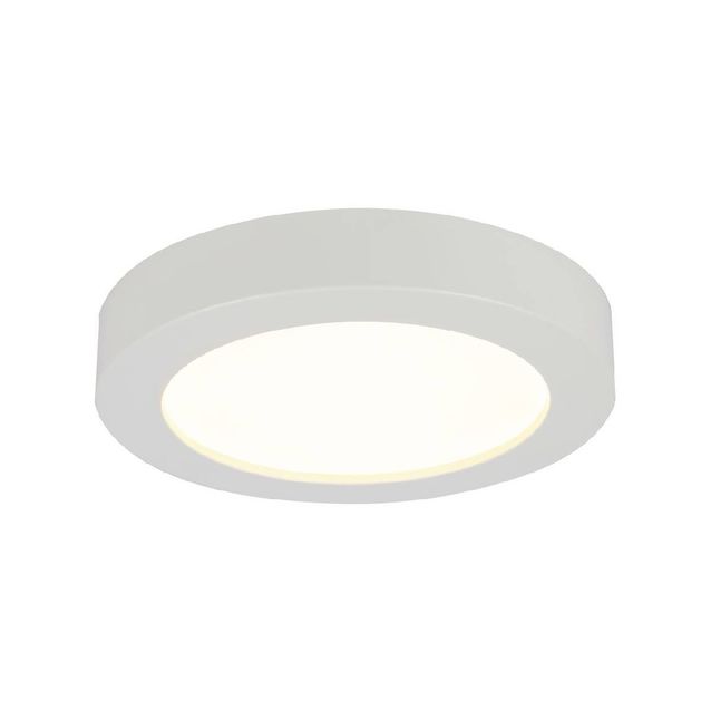 LED-plafondi Globo Paula Ø22,6cm 18W valkoinen