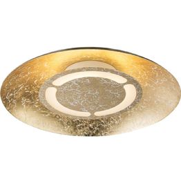 LED-plafondi Globo Tabea Ø35cm 12W kulta