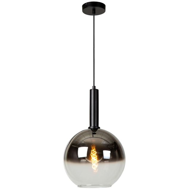 Riippuvalaisin Lucide Marius Ø30cm, 1xE27, musta/savu