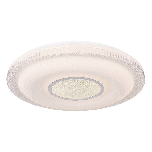 LED-plafondi Globo Magnifique Ø50cm 30W himmennettävä valkoinen