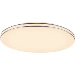 LED-kattovalaisin Globo Pierre CCT Ø53 cm valkoinen