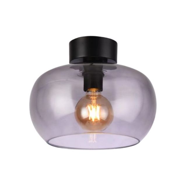 Kattovalaisin FocusLight Winston 29cm, 1xE27, savuharmaa