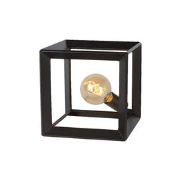Pöytävalaisin Lucide Thor 25x25x25cm 60W musta