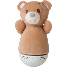 Pöytävalaisin Lucide Dolly Nalle, 8.5x11cm, IP20, 3W, ruskea