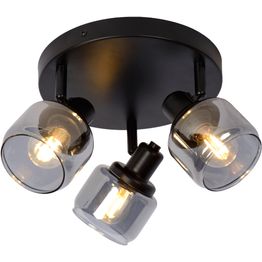 Kattospotti Lucide Bjorn, Ø38cm, IP20, musta