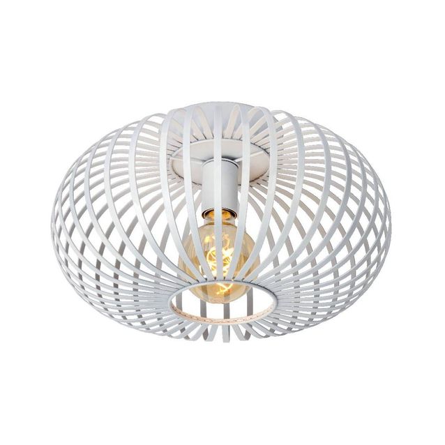Kattovalaisin Lucide Manuela Ø40cm 60W himmennettävä valkoinen