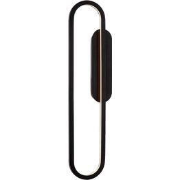 Seinävalaisin Lucide Thelma, 5.6x12cm, IP20, 24W, musta