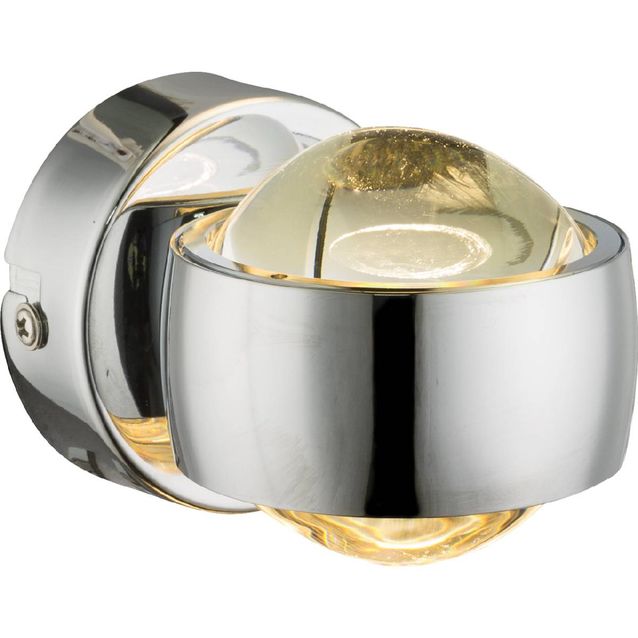 LED-seinävalaisin Globo Randi 2x3W kromi