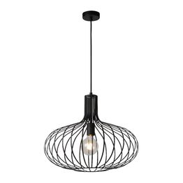 Riippuvalaisin Lucide Manuela Ø50cm 60W himmennettävä musta