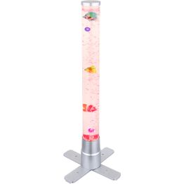 LED-lattiavalaisin Globo Mendoza 61cm, hopea/kirkas