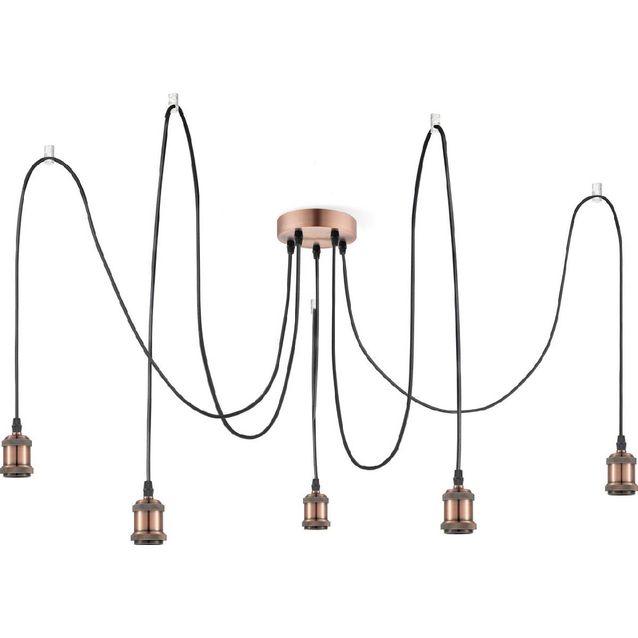 Riippuvalaisin Globo Oliver A32-5 Ø200cm 40W kupari