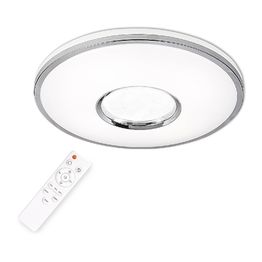 LED-plafondi Polux Leon Ø49cm 36W himmennettävä valkoinen
