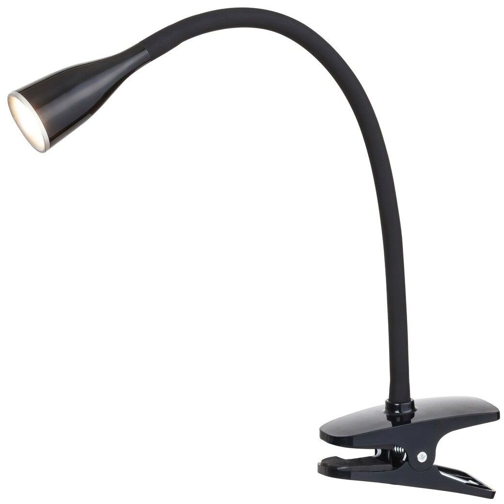 LED-klipsivalaisin Rabalux Jeff, 13x35cm, 4.5W 330lm 3000K, musta