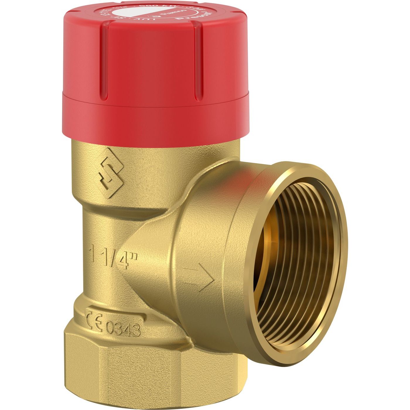 Varoventtiili Flamco Prescor 1 1/4" x 1 1/4" 2.5bar