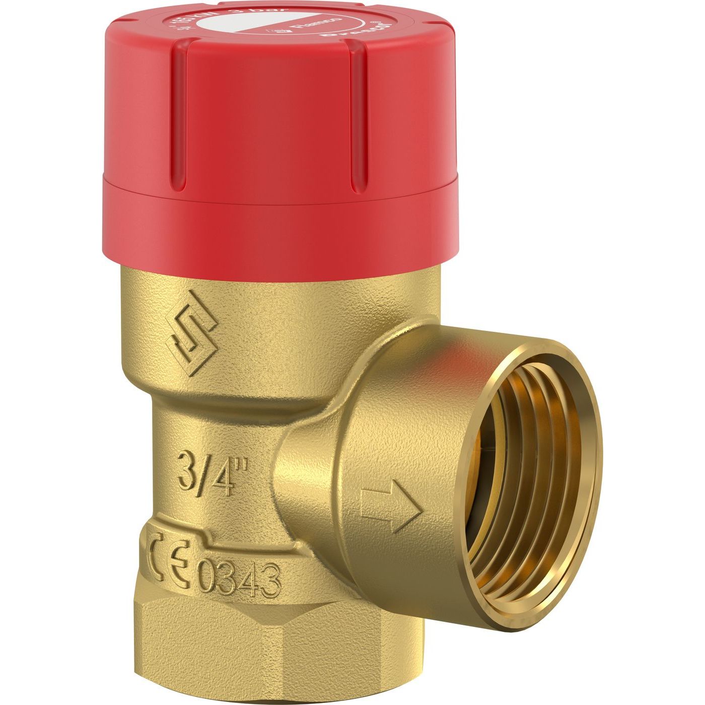 Varoventtiili Flamco Prescor 3/4" x 3/4" 4.0bar