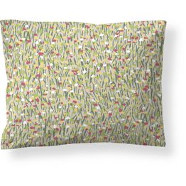 Tyynyliina Finlayson Sievä, 50x60cm, hiekka/vihreä/roosa